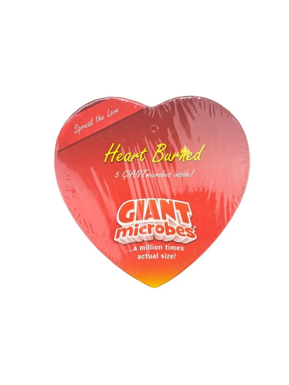 Heart Burned Giant Microbes Plush Gag Gift STD Love Herpes Syphilis Chlamydia